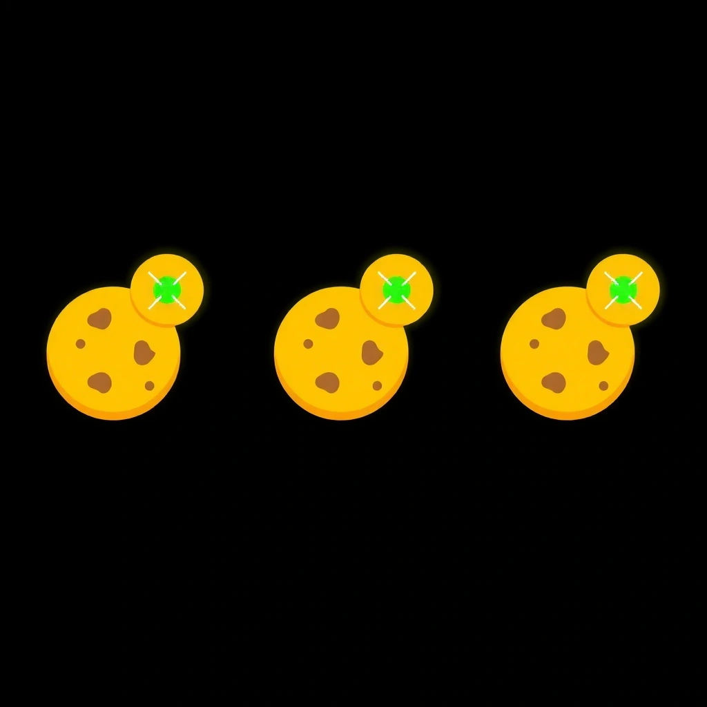 Ilustración de cookies digitales